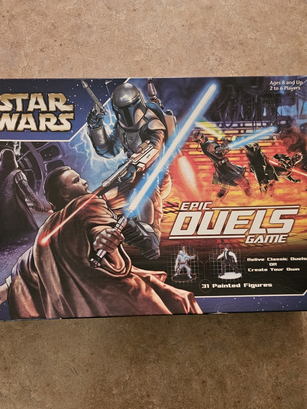 Star Wars Epic Duels Game Replacement Pieces Figures And Character Cards Rules